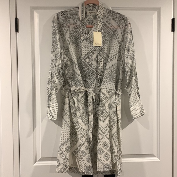 Magali Pascal “Phoenix” bandana dress in white - Picture 1 of 4